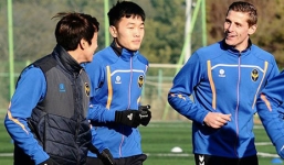 Vừa đến Incheon Utd, Xuân Trường lấp tức lao vào tập luyện