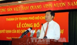 Ông Đinh La Thăng giữ chức Bí thư Thành ủy TP Hồ Chí Minh