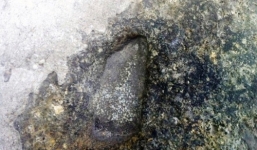 Kỳ lạ giếng Tiên cổ ở Kỳ Khang và hòn đá in dấu chân người