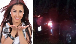 Xe chở ca sĩ Vĩnh Thuyên Kim gặp tai nạn nghiêm trọng