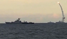 Nga điều tàu chiến mang tên lửa hành trình đến Syria 