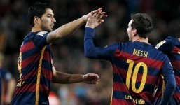 Video: Messi và Suarez phối hợp đá 11 mét 'cực dị'