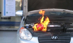 Bóng cứu hỏa siêu an toàn: Dập lửa nhanh, không gây hỏng xe