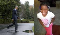 Em bé khóc nức nở vì ông Obama sắp hết nhiệm kỳ gây sốt