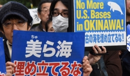 Nhật Bản: Hàng chục nghìn người biểu tình phản đối xây căn cứ quân sự Mỹ