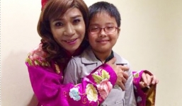 Thảo Vân cảm động trước tình cảm của Công Lý dành cho con trai