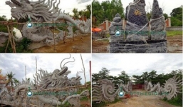 Cận cảnh đền thờ Tổ 100 tỷ của nghệ sĩ Hoài Linh