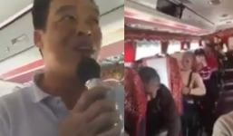 Video: Màn “chém gió” bá đạo của MC xe khách khiến hành khách cười nghiêng ngả