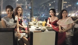 Facebook sao Việt: Huyền My hội ngộ các Hoa hậu