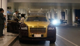 Rolls-Royce Ghost mạ vàng độc nhất Việt Nam là của bầu Hiển ?