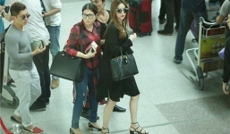 Hồ Ngọc Hà xuất hiện tại sân bay sang Singapore xem show giữa 'tâm bão'