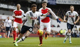 Bị Arsenal cầm hòa, Tottenham lỡ cơ hội soán ngôi đầu Leicester City