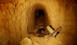 Hệ thống đường hầm lạ thường để tránh không kích của IS