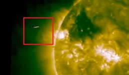 Phát hiện UFO bay lơ lửng quanh Mặt Trời?