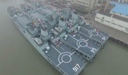 TQ tăng cường 3 tàu đổ bộ xe tăng cho Hạm đội Đông Hải