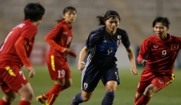 ĐT nữ Việt Nam ghi được bàn thắng đầu tiên trên đất Nhật Bản