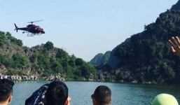 Đoàn làm phim 'King Kong 2' dùng trực thăng quay đại cảnh ở Ninh Bình