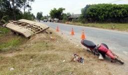 Rơ moóc tự chế gây tai nạn làm chết 2 người