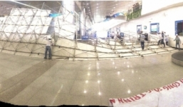 Vụ sập giàn giáo bên trong sân bay Tân Sơn Nhất, nhà thầu nói gì