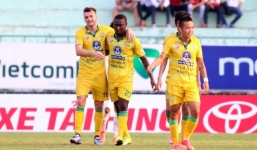 Kết quả vòng 4 V-League 2016: Đồng Tháp đánh bại HAGL