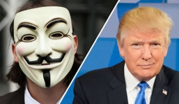 Anonymous tuyên bố tấn công website tranh cử của Donald Trump vào 1/4