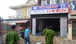 Lâm Đồng: cháy lớn tại đại lý gas, 3 người nhập viện