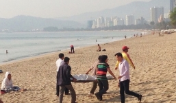 Phát hiện xác chết trôi dạt trên biển Nha Trang