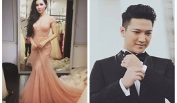 MC Minh Hà mặc váy cưới, chuẩn bị kết hôn với Chí Nhân?