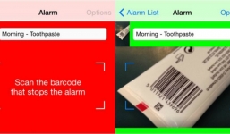 Ứng dụng báo thức chỉ tắt khi... nhìn thấy kem đánh răng