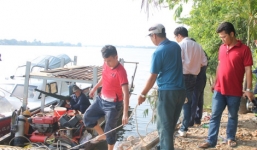 Vụ sập cầu Ghềnh: Tìm thấy đầu đẩy sà lan tông sập cầu