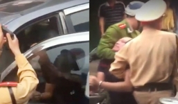 Video: Tài xế gây tai nạn liên hoàn còn đuổi đánh nạn nhân bị người dân vây bắt