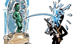 Biểu tượng được người Bỉ chia sẻ nhiều nhất sau khủng bố 