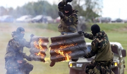 Đặc nhiệm tinh nhuệ Spetsnaz của Nga huấn luyện võ thuật