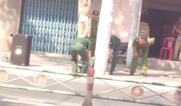 Phát hiện vật nghi là vật liệu nổ ở vỉa hè Sài Gòn