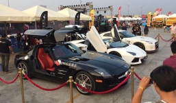 Bộ 3 siêu xe đắt giá xuất hiện tại Campuchia
