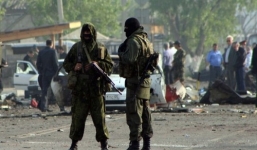 IS đánh bom đoàn xe Bộ Nội vụ Nga