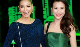 Hoàng Oanh đọ sắc cùng Phạm Hương tại sự kiện