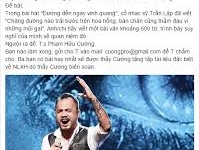 Bài hát của cố nhạc sĩ Trần Lập vào đề thi Văn