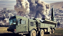 Video: Lộ diện tên lửa đạn đạo Iskander-M Nga đưa tới Syria