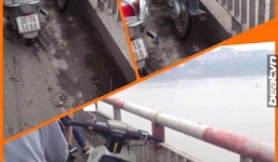 Video: Vớt thành công nam thanh niên nhảy cầu Chương Dương tự tử