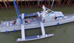 Video đầu tiên về tàu săn ngầm không người lái của Mỹ