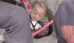 Video nghẹt thở xem giải cứu bé 3 tuổi rơi xuống giếng sâu 90m