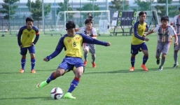 Đội bóng trẻ Việt Nam thắng tưng bừng tại Giải U16 Nhật Bản