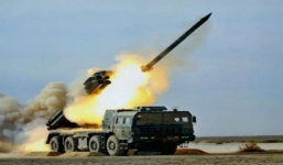 Cận cảnh hệ thống phóng rocket đa nòng của Triều Tiên