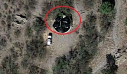 Google Earth chụp được vật thể lạ nghi UFO bí ẩn rơi ở Mỹ?