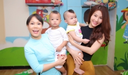 Việt Hương diện áo bà ba làm từ thiện