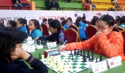 Các kỳ thủ nhí Việt Nam bội thu HCV tại giải châu Á