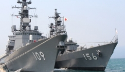 Hai tàu của Lực lượng Tự vệ biển Nhật Bản thăm Việt Nam