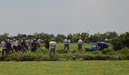 Tranh chấp tài sản, em dâu bị anh chồng chém tử vong ngay dưới ruộng