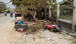 Truy đuổi tên cướp, người phụ nữ lao vào gốc cây bất tỉnh